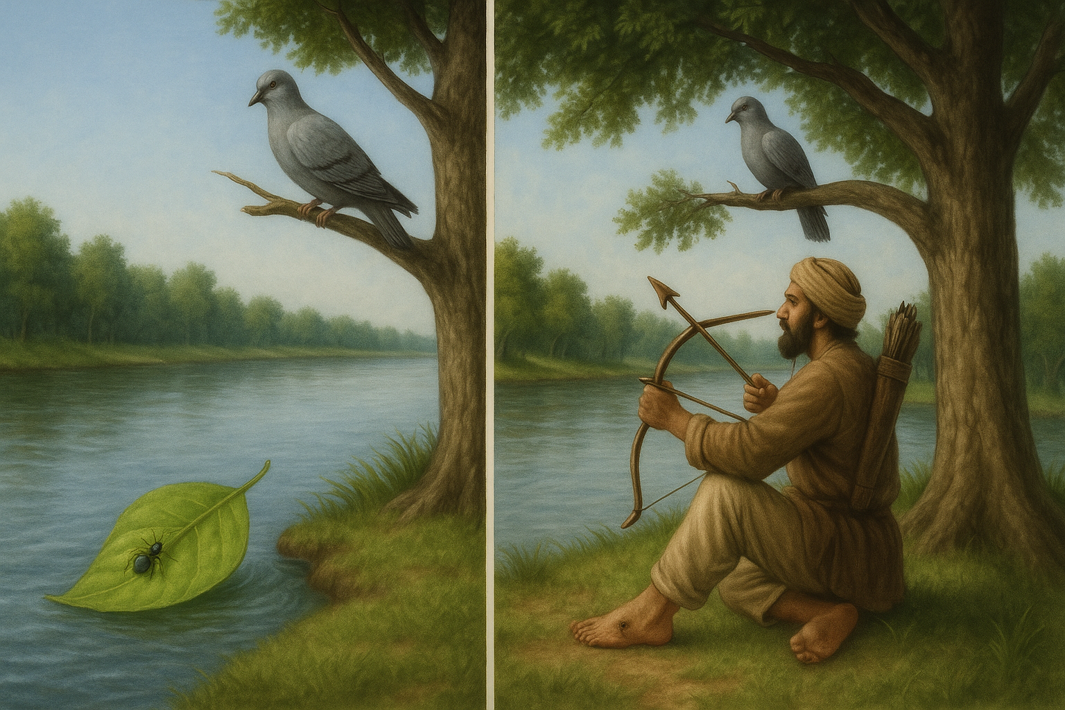 Lesson: 2 – The Ant and the Dove