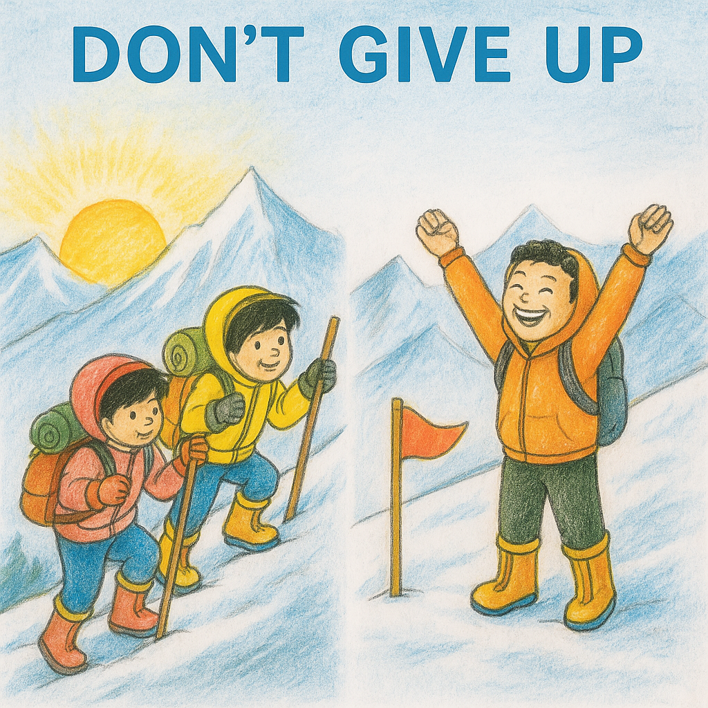 Lesson :1 Don’t Give Up