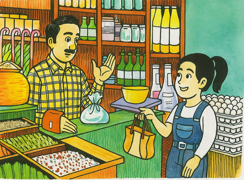 IN THE MARKET LESSON:15 – CLASS :4