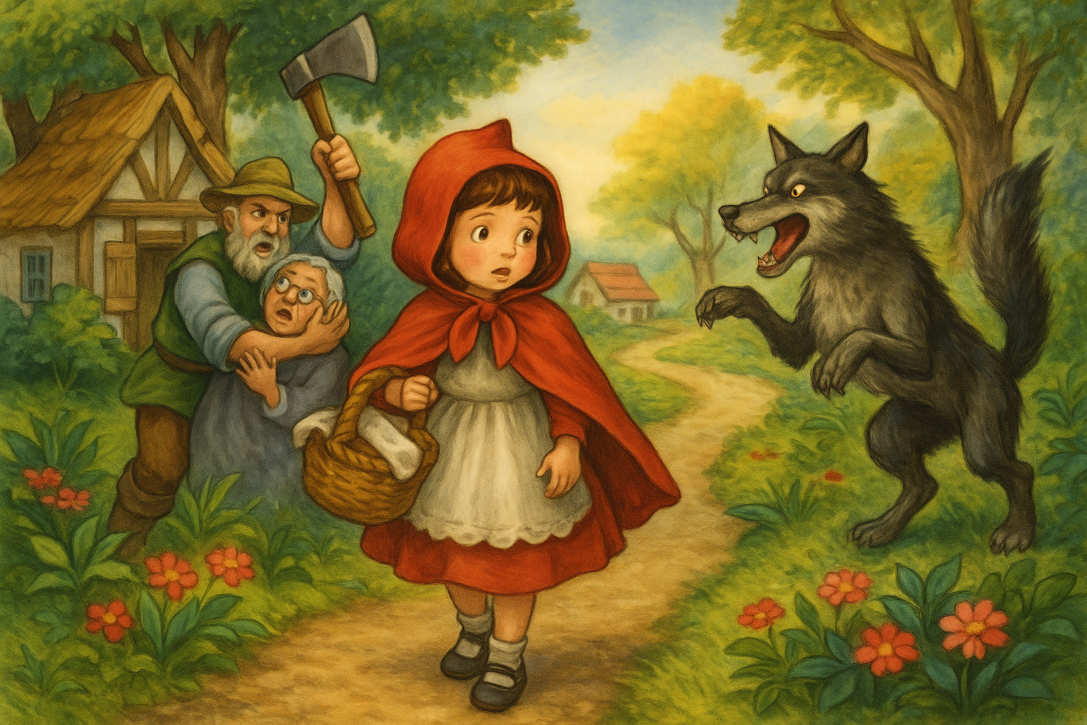 PICTURE STORY – Little Red Riding Hood