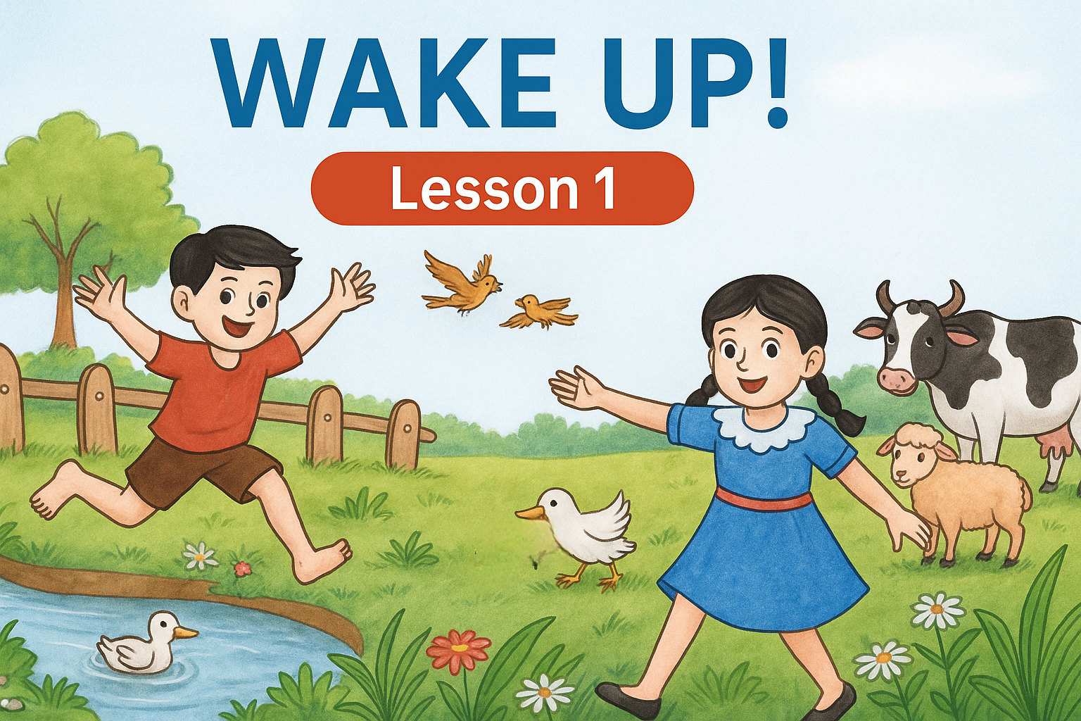 WAKE UP ! LESSON :1-CLASS:4